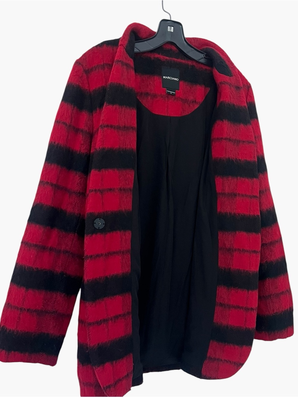 MARCIANO Wool Blend Plaid Blazer Size M